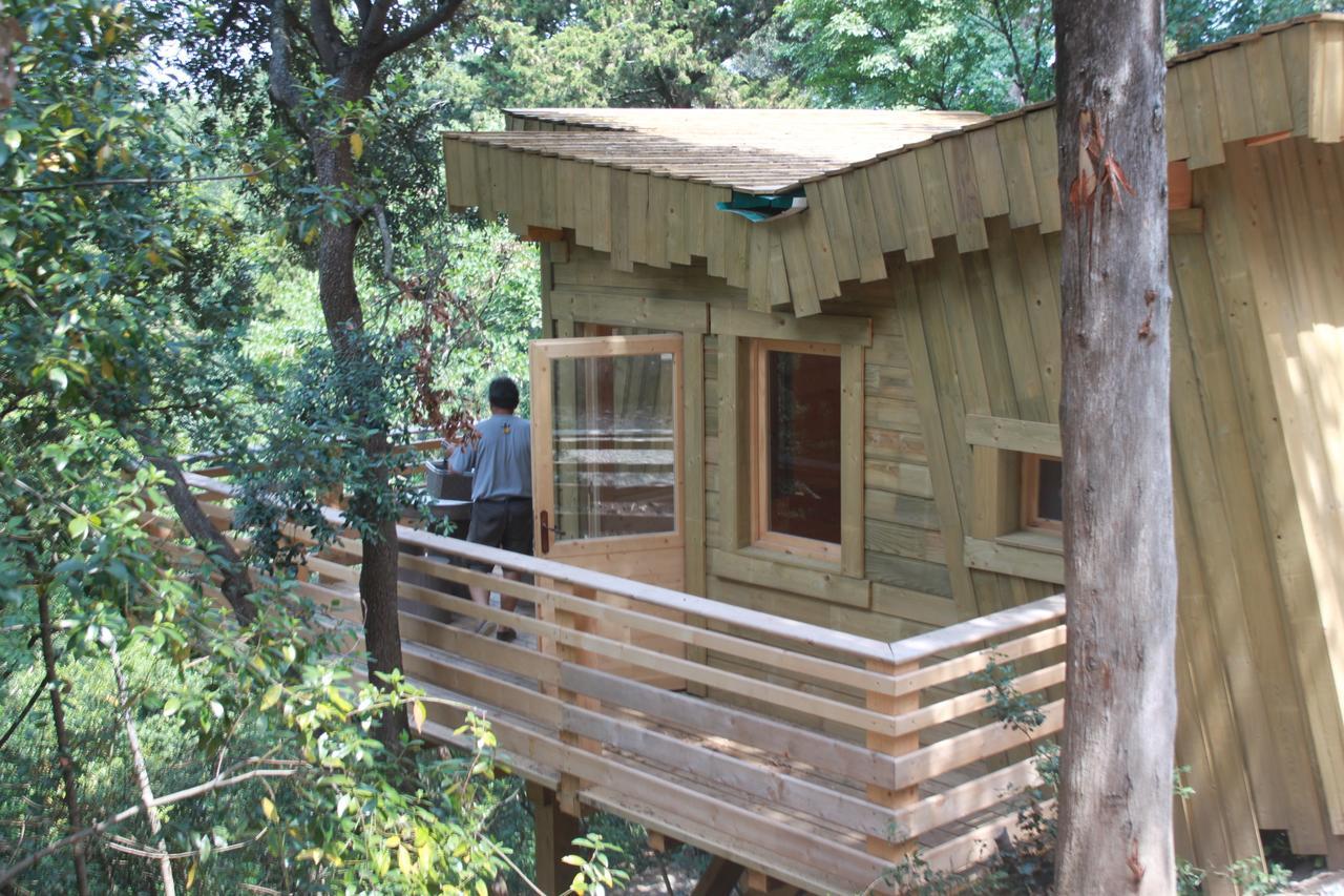 Les Cabanes Dans Les Bois Logis Hotel Villedubert Room photo